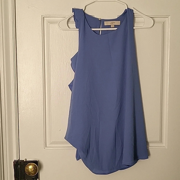 LOFT  Ruffle Tank - Picture 1 of 2